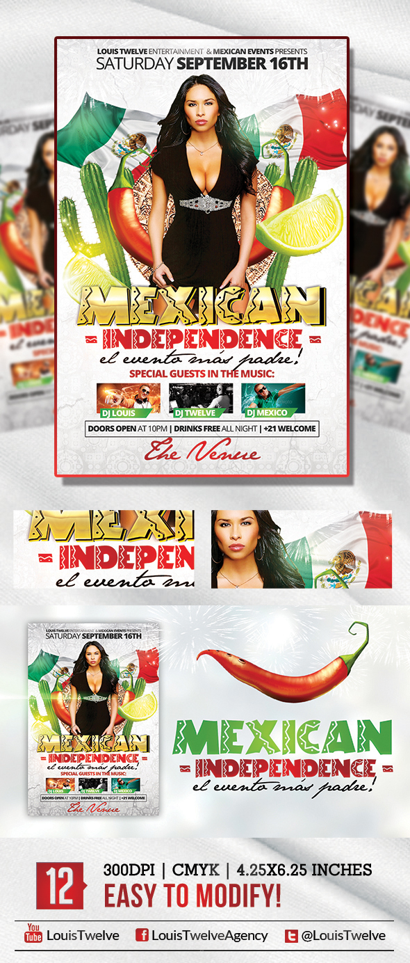 Mexican Independence | Flyer Template