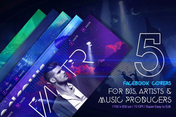 5 Creative FB Covers for Djs